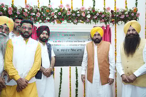CM  Mann inaugurating the SDM complexes at Ahmedgarh and Amargarh