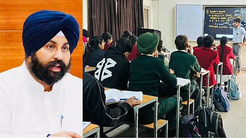 Education Minister Harjot Singh Bains