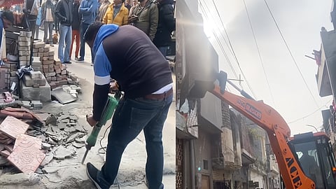 Action against drug dealer in Basti Bawa Khel 