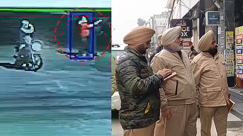 Firing outside Ludhiana showroom 