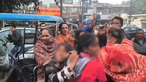 Four girls seen consuming drugs