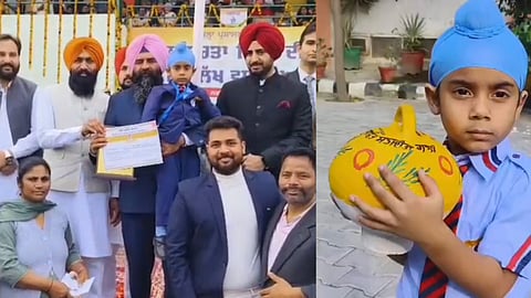 Hargun Singh honored by Punjab government 