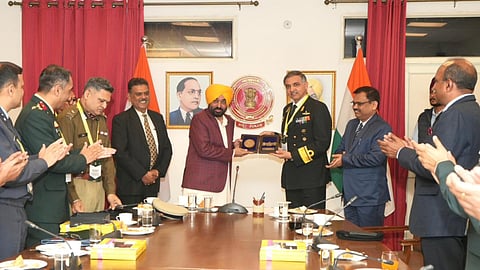  National Defence College delegation with CM Bhagwant Mann