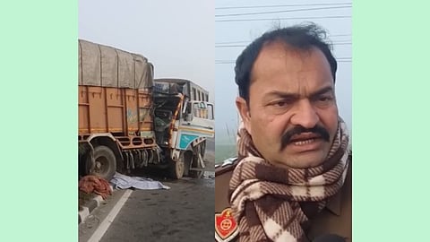 Tipper rams into parked truck on Bhogpur-Jalandhar highway