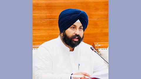 Education Minister Harjot Singh Bains