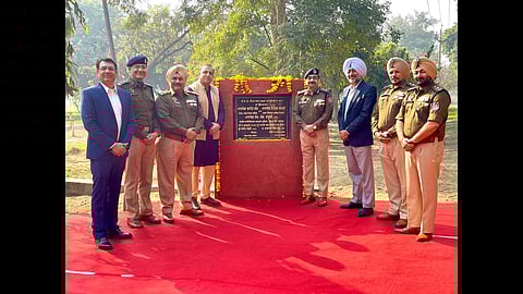 Roads inaugurated at P.A.P. Campus by Nitin Kohli, ADGP M.F. Farooqui