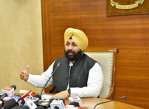 Punjab Education Minister Harjot Singh Bains