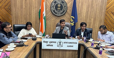 DC Dr. Himanshu Aggarwal reviews health card enrolments