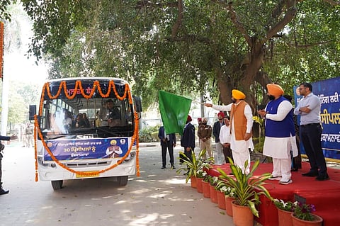 CM Bhagwant Mann flags off 8th batch of principals to Singapore