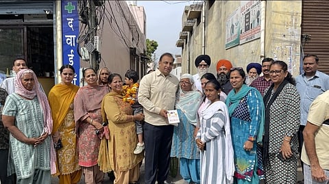 ₹20L sewerage pipeline work begins in Datar Nagar