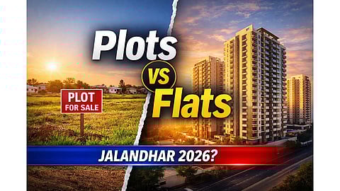 Jalandhar property rates 2026: plot vs flat comparison 