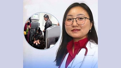 Manipur doctor saves young woman passenger on Air India's flight