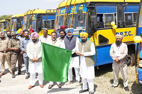 CM Bhagwant Mann flags off 250 PRTC buses, boosts Punjab transport
