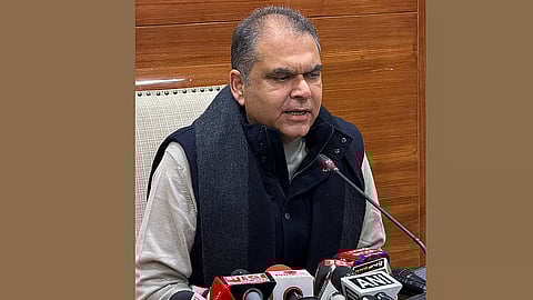 Sanjeev Arora reacts after ED raid