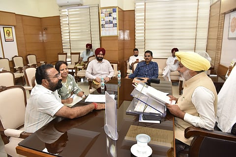 Harpal Cheema holds meetings with employee unions