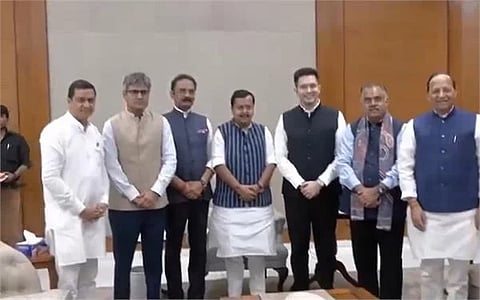 Raghav Chadha, Sandeep Pathak & Ashok Mittal join BJP