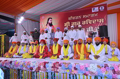 First grand spiritual Kirtan Darbar held at Nehru Stadium