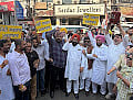 AAP Trade Wing Protests LPG Price Hike in Ludhiana, Targets Centre
