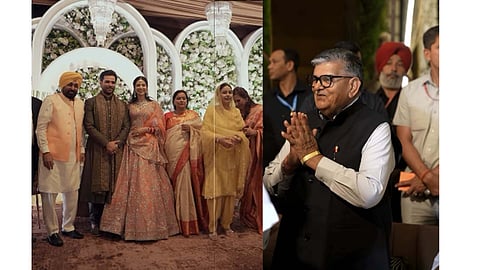 CM Mann & Governor Kataria  attended the wedding of Ali Brothers