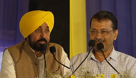 Kejriwal and CM Mann hit out at BJP