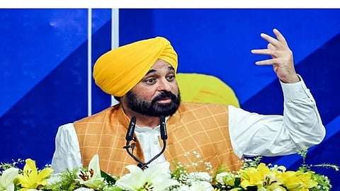 CM Mann speaking on Punjab blasts and BJP allegations