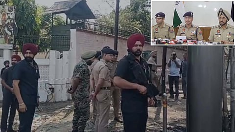DGP Gaurav Yadav reviews Jalandhar blast site