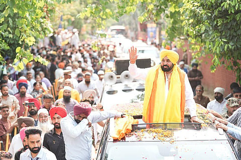 CM Mann leads ‘Shukrana Yatra’ in Majha region