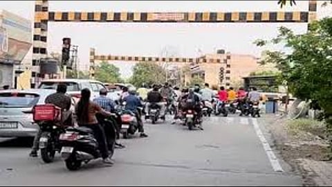 Jalandhar Phase 1 railway crossing 