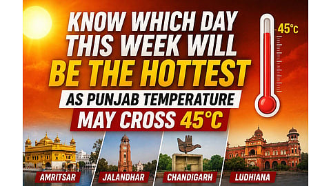 Punjab temperature may cross 45°C