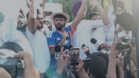 Cockroach Janata Party holds protest in Amritsar