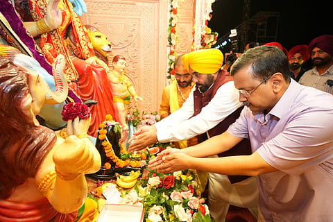 Bhagwant Mann Govt Following Path of Dharma Shown by Gurus: Arvind Kejriwal
