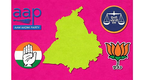 Which party has the strongest cadre in Punjab? 