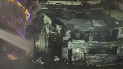 control over fire of car