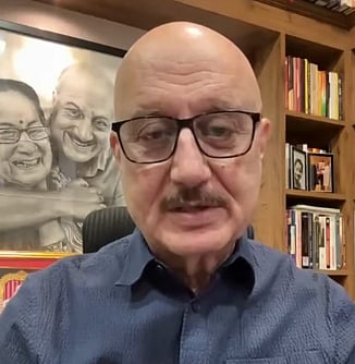 Anupam Kher in the video
