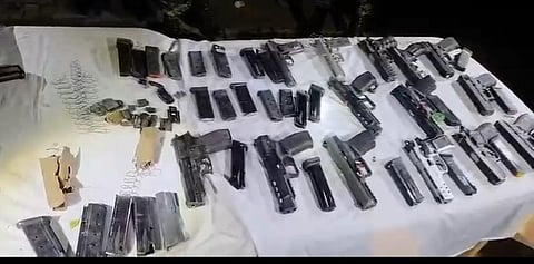 confiscated fire arms