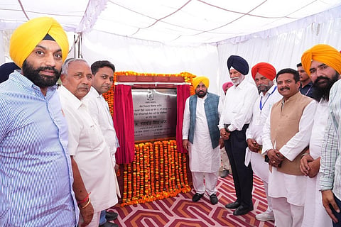 Bhagwant Mann lays foundation for Samana sports stadium to fight drugs