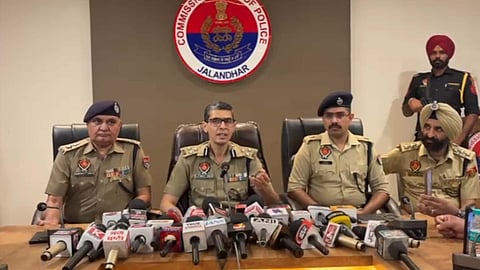 Press conference regarding the case
