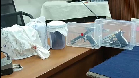 Confiscated items
