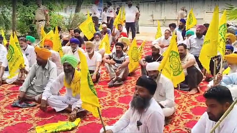 Protest by Doaba Kisan Mazdoor Sangharsh Committee 