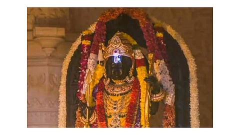 Idol of Sri Ram in Ram Mandir