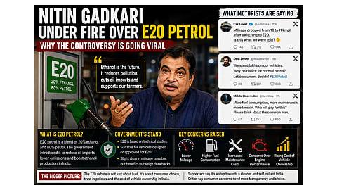 Nitin Gadkari under fire for fuel debate