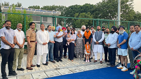 Nitin Kohli Accorded Grand Welcome to Olympian Manpreet Singh