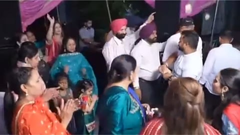 Harbhajan Singh captured in a party video