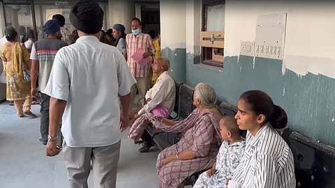 patients distressed due to power outage