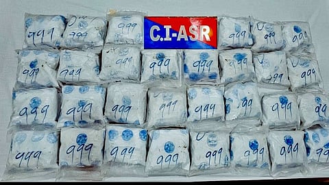 Seized heroin