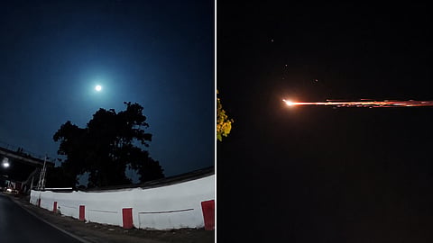 Meteoroid shower in Punjab? 