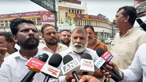 Sanitation workers' protest across state