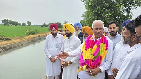 68,500 acres in Shutrana get canal irrigation, says Barinder Kumar Goyal