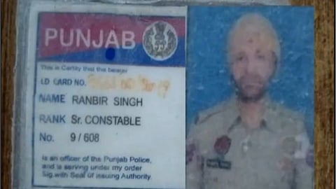 ID card of the victim