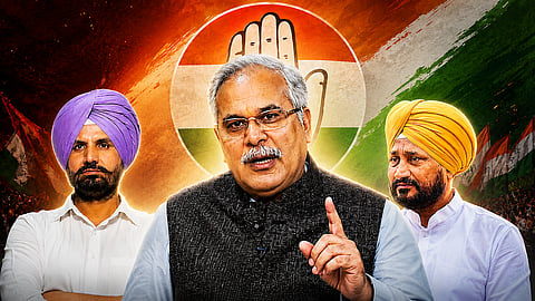 Channi-Warring tussle takes center stage during Baghel’s Punjab visit
